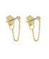 ფოტო #1 პროდუქტის Gold Chain Earrings - Shane