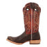 Фото #3 товара Durango Prca Collection Shrunken Bullhide Embroidery Square Toe Cowboy Mens Siz