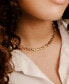 ფოტო #3 პროდუქტის 18k Gold Plated Solid Chain Necklace