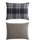 Фото #3 товара City Flats Plaid Reversible Duvet Cover Set, Full/Queen