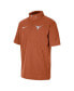 Фото #3 товара Men's Texas Orange Texas Longhorns Coaches Half-Zip Short Sleeve Jacket
