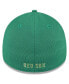 Фото #3 товара Men's White, Green Boston Red Sox 2024 St. Patrick's Day 39THIRTY Flex Fit Hat