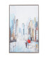 Фото #1 товара Canvas City Framed Wall Art with Silver-Tone Frame, 36" x 2" x 48"