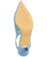 ფოტო #5 პროდუქტის Women's Carlita Embellished Slingback Kitten-Heel Pumps