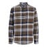 JACK & JONES Classic Autumn Check long sleeve shirt Canteen, L - фото #1