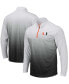 Фото #1 товара Men's Gray Miami Hurricanes Magic Team Logo Quarter-Zip Jacket