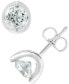 ფოტო #2 პროდუქტის Diamond Tension Mount Stud Earrings (1-1/2 ct. t.w.) in 14k White or Yellow Gold