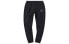 Фото #1 товара Комфортные спортивные брюки Li-Ning из коллекции Вэйд, свободного кроя, с утеплением для бега и отдыха, , черные.