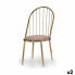 Chair Bars Pink Golden 48 x 95,5 x 48 cm (2 Units)