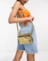 House of Holland gold bag with print all over