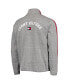 ფოტო #4 პროდუქტის Men's Heathered Gray Arizona Cardinals Mario Quarter-Zip Jacket