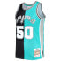 Фото #2 товара MITCHELL & NESS NBA SPLIT SWINGMAN JERSEY SAN ANTONIO SPURS 1998 DAVID ROBINSON