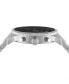 ფოტო #2 პროდუქტის Men's Chronograph Date Quartz Colonne Silver-Tone Stainless Steel Bracelet 44mm