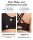 ფოტო #6 პროდუქტის Plus Size Full Figure Zip Up Front Closure Sports Wirefree Bra 9266