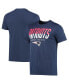 Фото #1 товара Men's Navy New England Patriots Combine Authentic Big Stage T-shirt
