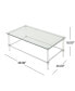 Bayla Modern Tempered Glass Coffee Table