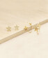 ფოტო #2 პროდუქტის Star Power Stud and Hoop Set of 2