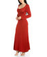 Фото #3 товара Платье 24seven Comfort Apparel с длинным рукавом модель T-Shirt Maxi Dress