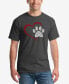 Фото #6 товара Paw Heart - Men's Word Art T-Shirt