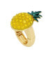 Фото #2 товара Faux Stone Pineapple Cocktail Stretch Ring