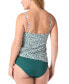 ფოტო #3 პროდუქტის Women's Stella Bra-Sized Tie-Hem Tankini Top