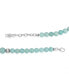 ფოტო #3 პროდუქტის Sterling Silver and Graduated Amazonite Gemstone Bead Necklace, 20 Inches