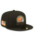 Фото #1 товара Men's Black Cleveland Browns 2022 Salute To Service 59FIFTY Fitted Hat