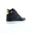 Фото #8 товара Reebok Club High Top Womens Black Leather Lifestyle Sneakers Shoes 8