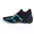 Фото #5 товара Puma Rise Nitro 37701203 Mens Black Canvas Athletic Basketball Shoes