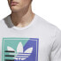 Adidas Originals Front Graphic Men's Shortsleeve T-Shirt White-Blue cd6833