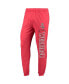 ფოტო #2 პროდუქტის Men's Red, Heather Charcoal NC State Wolfpack Meter Long Sleeve Hoodie T-shirt and Jogger Pajama Set