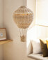 Rattan balloon screen ceiling lamp