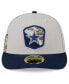 ფოტო #4 პროდუქტის Men's Stone, Navy Dallas Cowboys 2023 Salute To Service Low Profile 59FIFTY Fitted Hat