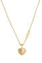 Lovely Guess Romantic Gold Plated Necklace JUBN03035JWYGT/U