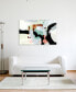 Synchronal I Frameless Free Floating Tempered Art Glass Abstract Wall Art by EAD Art Coop, 48" x 32" x 0.2"