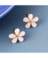 ფოტო #2 პროდუქტის Women's Floral Stud Earrings