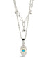 Фото #3 товара Sterling Forever Varuna Evil Eye Layered Necklace