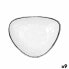 Фото #1 товара Плоская тарелка Quid Select Filo Белый Чёрный Пластик Треугольный 26 x 21 x 5,9 cm (9 штук)