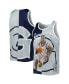 Men's Allen Iverson Navy, Gray Georgetown Hoyas Sublimated Player Tank Top