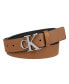 ფოტო #1 პროდუქტის Men's Logo Plaque Buckle Fashion Jean Belt