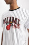 Фото #5 товара Футболка Defacto Miami Heat Basketball