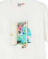 Men's Dabsmyla Loose Fit T-Shirt Dab Jade Cream / World Peace, L - фото #9