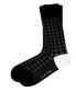 ფოტო #2 პროდუქტის Women's Circles W-Cotton Dress Socks with Seamless Toe Design, Pack of 1