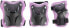Фото #1 товара Комплект защиты для спорта Nils Extreme H719 фиолетовый разм. L