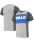 ფოტო #1 პროდუქტის Men's Heathered Gray Buffalo Bills Split T-shirt