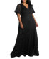 Фото #1 товара Women's Plus Size Symphony Lace Evening Gown