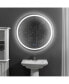 32x32" LED Bathroom Mirror, Touch Button, Defogger