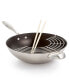 Фото #3 товара CTX 12.5", 32cm Nonstick Induction Suitable Wok, Brushed Stainless Steel