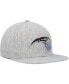 ფოტო #3 პროდუქტის Men's Heather Gray Orlando Magic Hardwood Classics 2.0 Snapback Hat