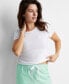 Фото #1 товара Women's Cotton Blend Short-Sleeve Sleep Tee XS-3X, Created for Macy's